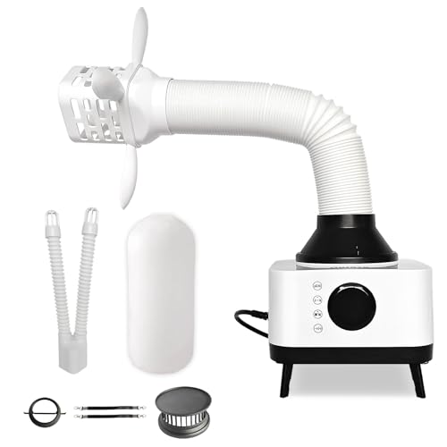 布団乾燥機 ふとん乾燥機 ダニ退治 多機能温風機能 衣類乾燥 靴乾燥 くつ乾燥 1000W 4段階温風調節 タイマー付き 速乾 速暖 部屋干し 布団あたため 湿気対策 除湿 消臭 梅雨対策 寒さ対策 静音設計 持ち運び/収納便利 (白) [並行輸入品]